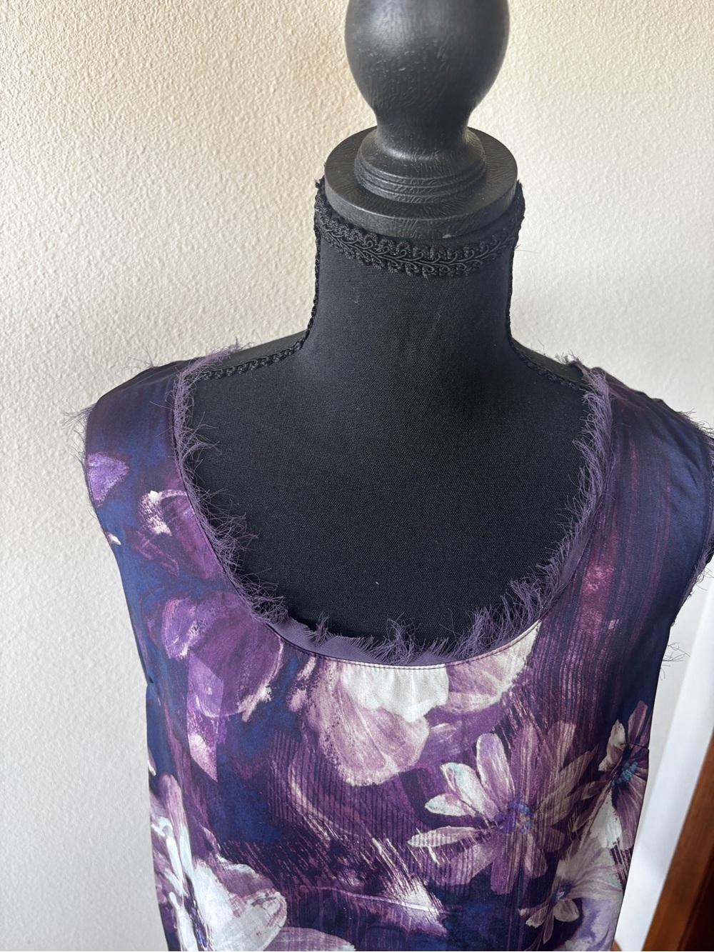 Women's Simply Vera sleeveless purple dress size medium - Picture 2 of 8